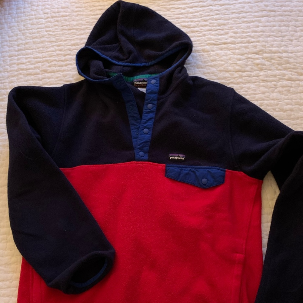 Men’s Hooded Patagonia Pull Over Fleece